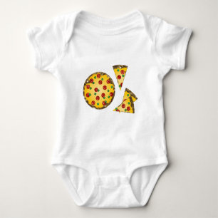 Pailletten Pizza Baby Strampler