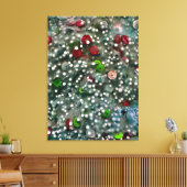 Pailletten und Schleim-Wand-Arr Leinwanddruck (Insitu (Wohnzimmer))