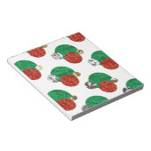 Pailletten-Weihnachtspunkte Notizblock (angewinkelt)