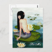 PaiMei die Meerjungfrau Postkarte (Vorne/Hinten)