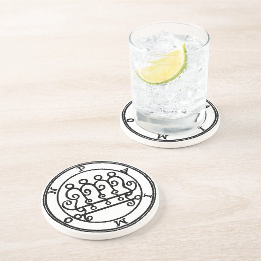 Paimon anbietenDisc Sandstein Untersetzer (Seite)