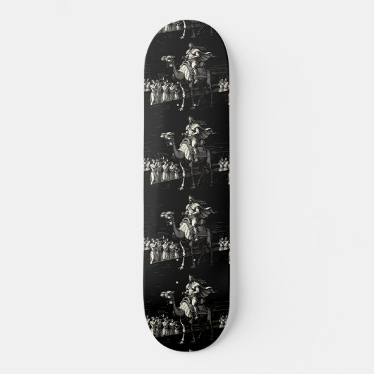 Paimons strahlende Reise Skateboard (Vorderseite)