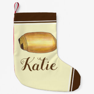 Pain au Chocolat French Food Croissant Pastry Kleiner Weihnachtsstrumpf