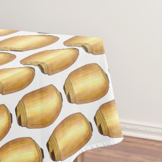 Pain au Chocolat French Food Croissant Pastry Koch Tischdecke (Beispiel)