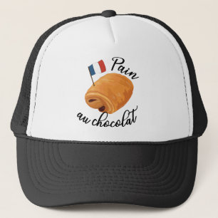 Pain Au Chocolat - Funny French Pastry Truckerkappe