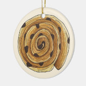Pain Aux Raisins French Patisserie Bäckerei Food Keramik Ornament (Links)
