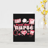 Pain Clinic Nurse Valentines Day Pain Management  Karte (Gelbe Blume)