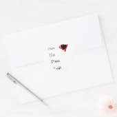 Pain-Ends Herz-Aufkleber (Umschlag)