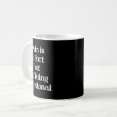 Pain Is A Fact But Suffering Is Optional Motivatio Kaffeetasse (Vorderseite Links)