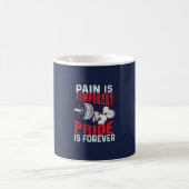 pain is temporary pride is forever gym motivationa kaffeetasse (Mittel)