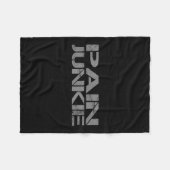 Pain Junkie Bjj, Wrestling, Judo, Boxing, Mma Moti Fleecedecke (Vorderseite (Horizontal))