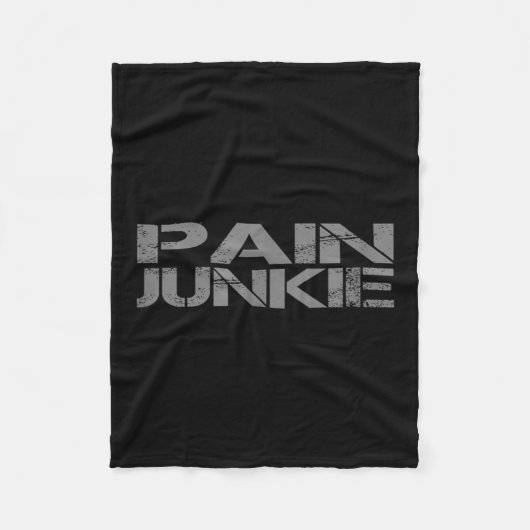 Pain Junkie Bjj, Wrestling, Judo, Boxing, Mma Moti Fleecedecke (Vorderseite)