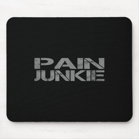 Pain Junkie Bjj, Wrestling, Judo, Boxing, Mma Moti Mousepad (Vorne)