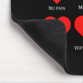Pain Scale Chart Design For Funny Valentines Day Mousepad (Ecke)