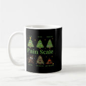 Pain Scale Christmas Funny Tree Xmas Nurse Holiday Kaffeetasse (Links)
