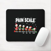 Pain Scale Cute Duck Christmas Nurse Triage Pain E Mousepad (Mit Mouse)