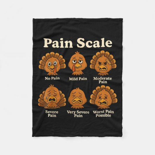 Pain Scale Pumpkin Pain Essment Trauma Nurse Hallo Fleecedecke (Vorderseite)