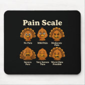 Pain Scale Pumpkin Pain Essment Trauma Nurse Hallo Mousepad (Vorne)