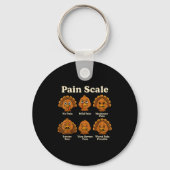 Pain Scale Pumpkin Pain Essment Trauma Nurse Hallo Schlüsselanhänger (Vorderseite)