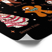 Pain Scale Retro Christmas Nurse Triage And Pain E Poster (Ecke)