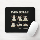Pain Scale Snowman Nurse Christmas Xmas Snow Pajam Mousepad (Mit Mouse)