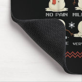 Pain Scale Snowman Pain Essment Trauma Nurse Ugly Mousepad (Ecke)