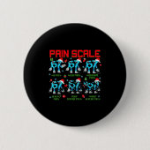Pain Scale Steal A Six Seven Brainrot Italian Funn Button (Vorderseite)