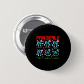 Pain Scale Steal A Six Seven Brainrot Italian Funn Button (Vorne & Hinten)