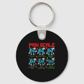 Pain Scale Steal A Six Seven Brainrot Italian Funn Schlüsselanhänger (Vorderseite)