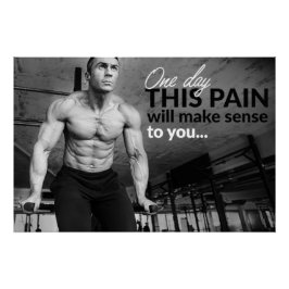 Pain Will Make Sense Motivational Poster