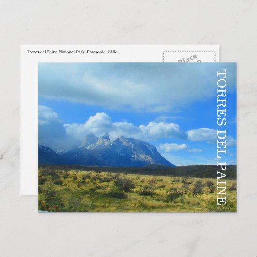 Painenlandschaft Postkarte (Vorne/Hinten)