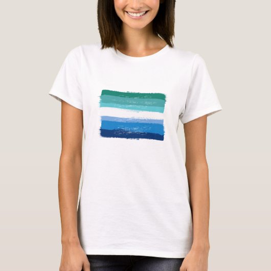 PAINIERTE GAY MALE PRIDE - AZAHL T-Shirt (Vorderseite)