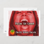 Painisgood1-Chick Postkarte (Vorne/Hinten)