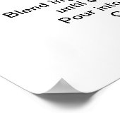 PAINKILLER Cocktail Rezept Art 16 "x20" Poster (Ecke)