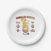 PAINKILLER Cocktail Rezeption Pappteller (Vorderseite)