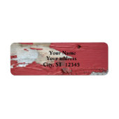 Paint Address Label entfernen (Vorne)