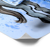 Paint America Blue Poster (Ecke)