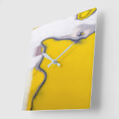 Paint Art des Autos Quadratische Wanduhr (Winkel)