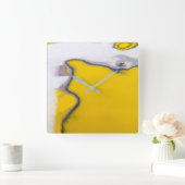 Paint Art des Autos Quadratische Wanduhr (Zuhause)