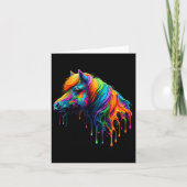 Paint Art Miniatur Reiten Karte (Vorderseite)