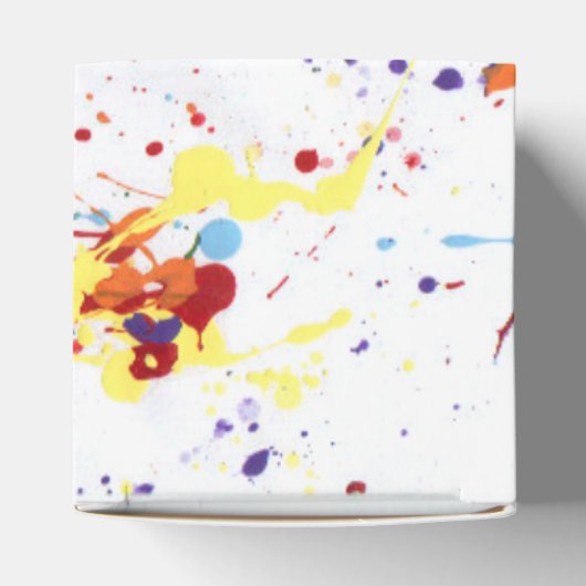 "Paint/Art Party" Cube Fevor Box Geschenkschachtel (Oben)