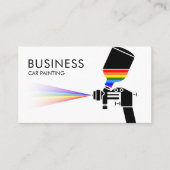 Paint Auto Body Work Paint Beruflich Visitenkarte (Vorderseite)