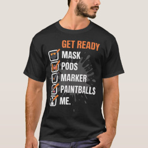 Paint Ball Paintball-Ausrüstung Paintballer T-Shirt