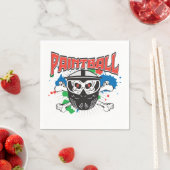 Paint Ball Skull Serviette (Beispiel)