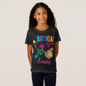 Paint Birthday Art Create Party Theme Custom T-Shirt (Vorne ganz)
