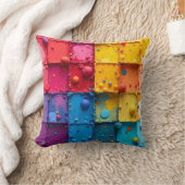 Paint Block Throw Pillow Kissen (Decke)