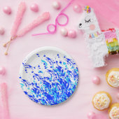 Paint Blue Pappteller (Party)