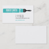 Paint Brush and Trail Painting Business Card Visitenkarte (Vorne/Hinten)