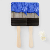 Paint Brush Drilling Blue Paint Fächer (Vorne und Hinten)