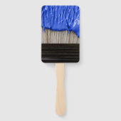 Paint Brush Drilling Blue Paint Fächer (Rückseite)
